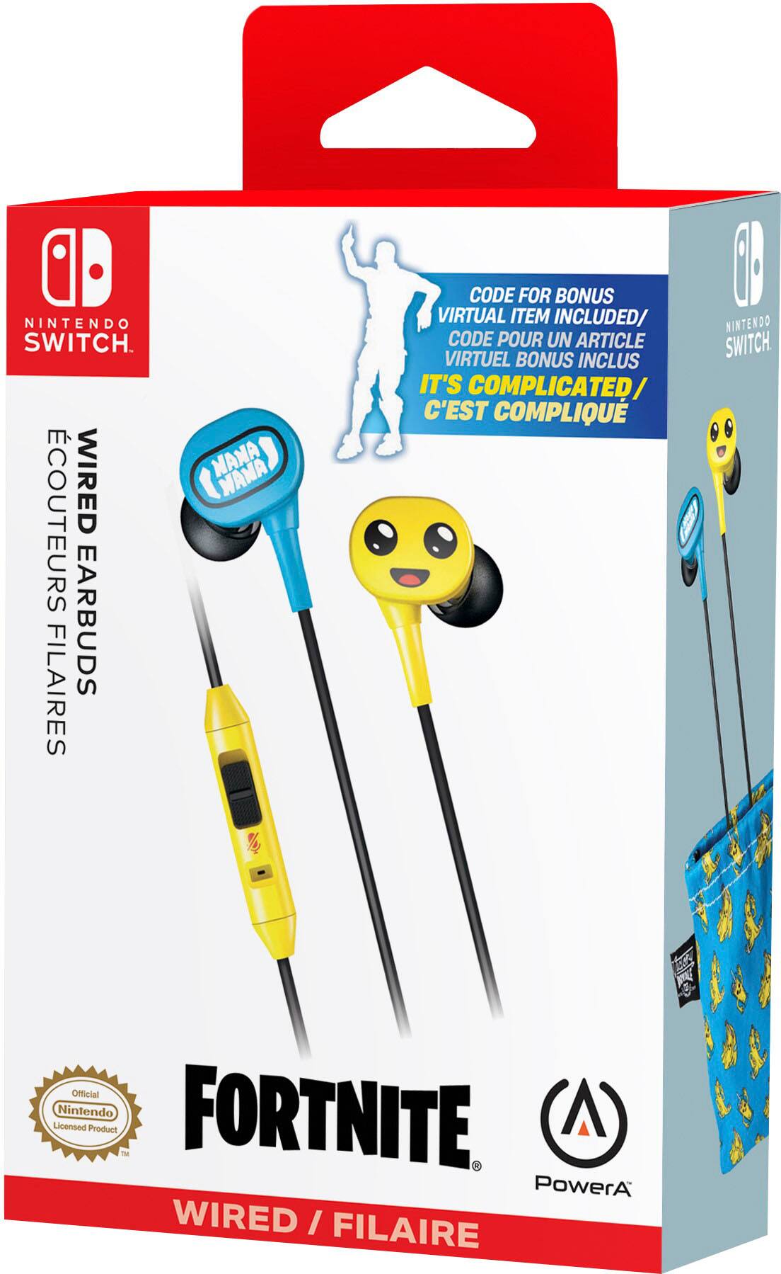 Alt View 25. PowerA - Wired Earbuds for Nintendo Switch - Fortnite Peely.