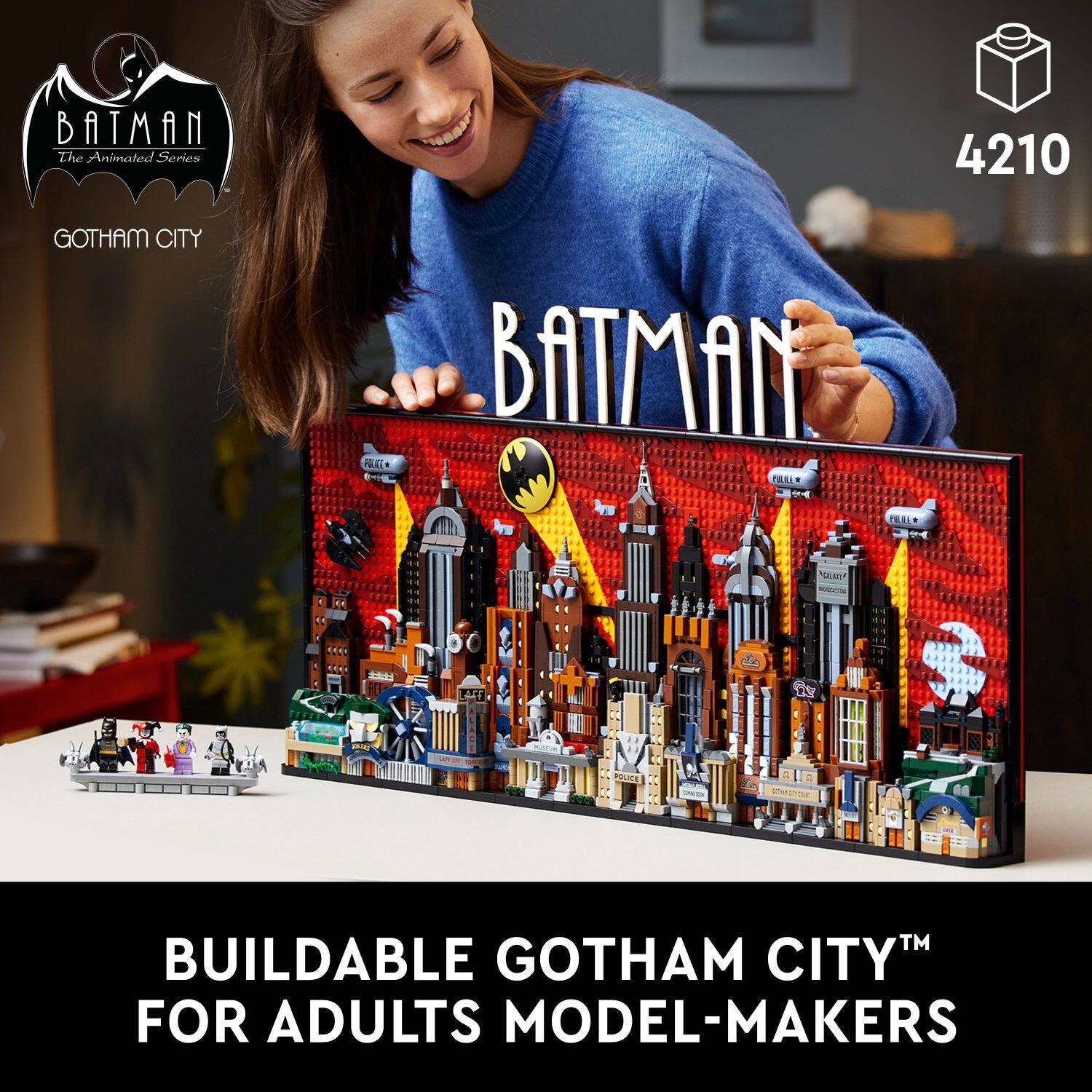 BATMAN The Animated Series 4210 Gotham City Buildable Gotham City for Adults Model-Makers