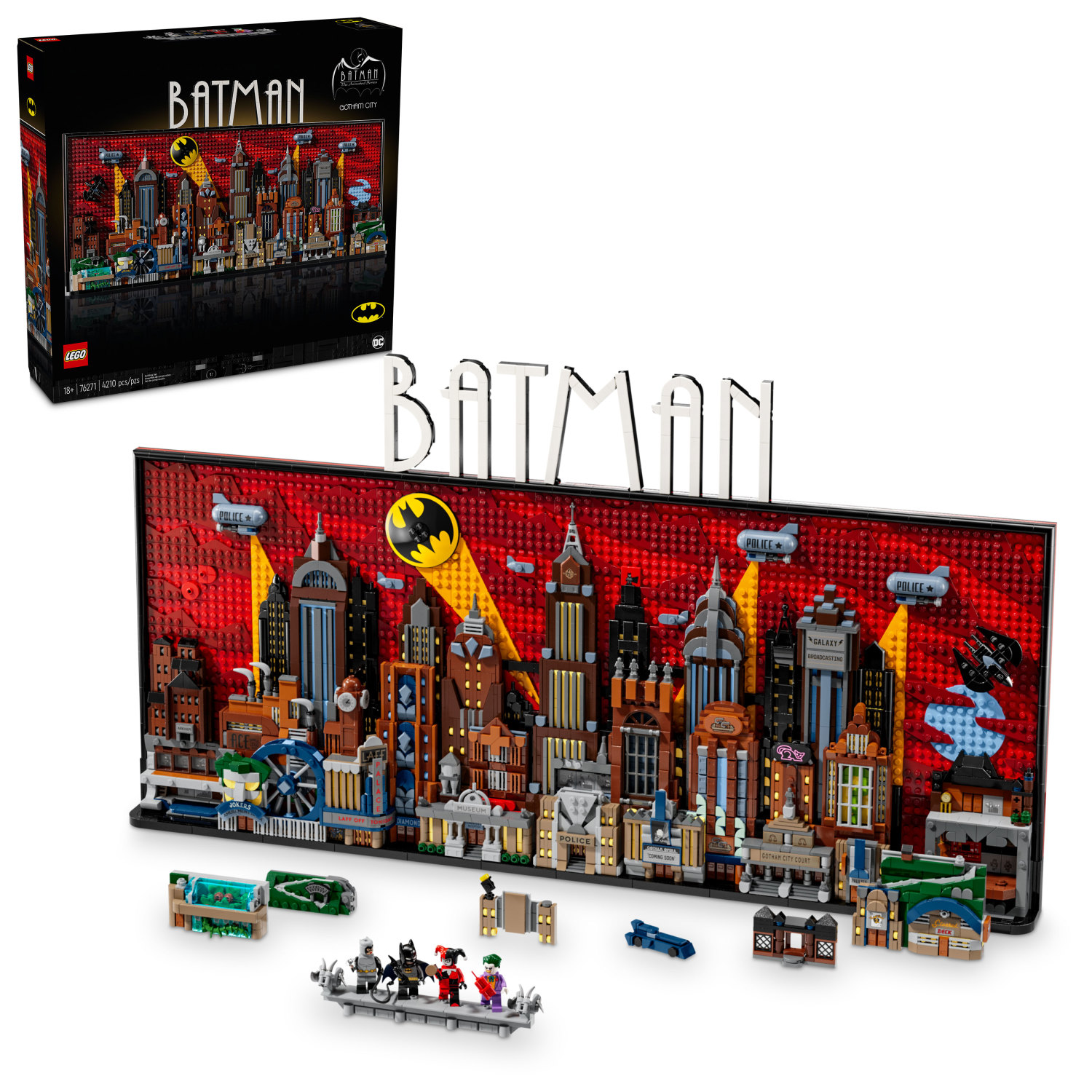 LEGO - DC Batman: The Animated Series Gotham City Build and Display Set 76271 - Front_Zoom
