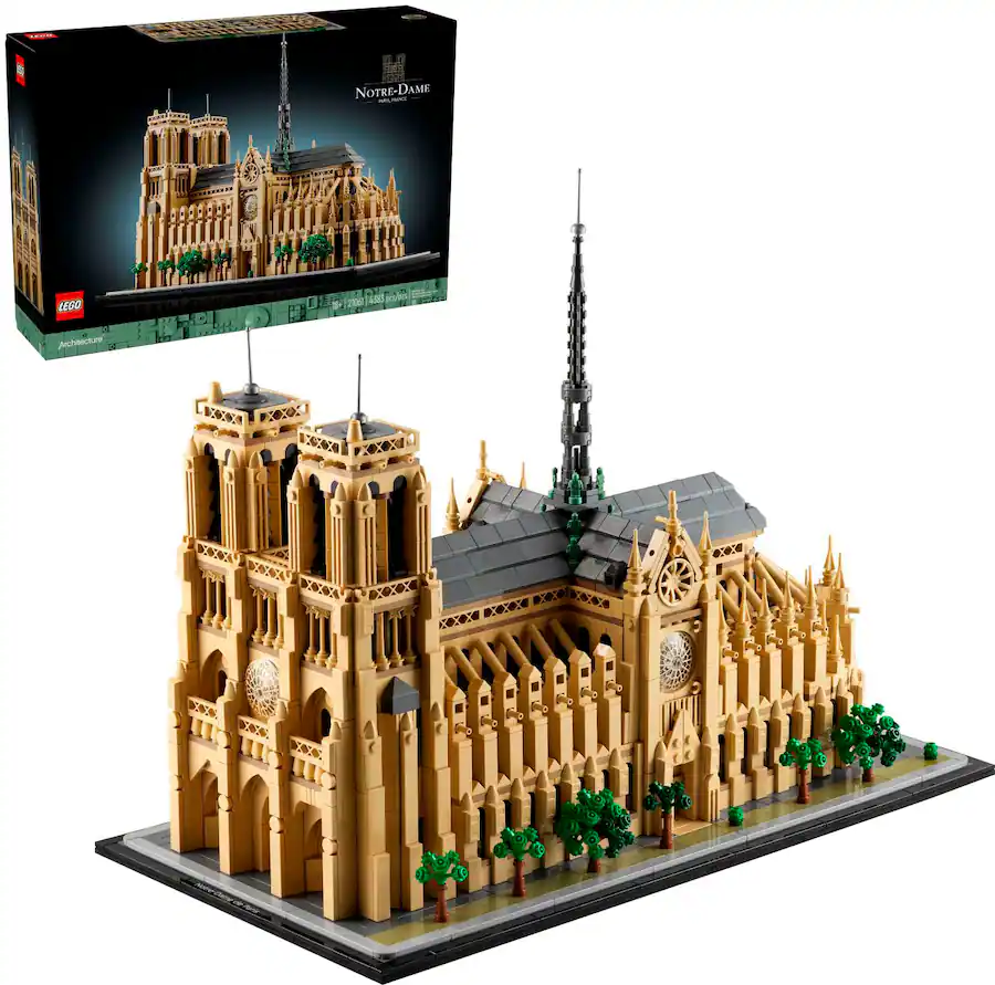 LEGO Architecture Notre Dame de Paris Replica Build and Display