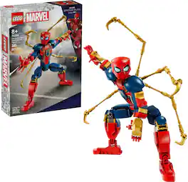 LEGO - Marvel Iron Spider-Man Construction Figure Marvel Toy 76298
