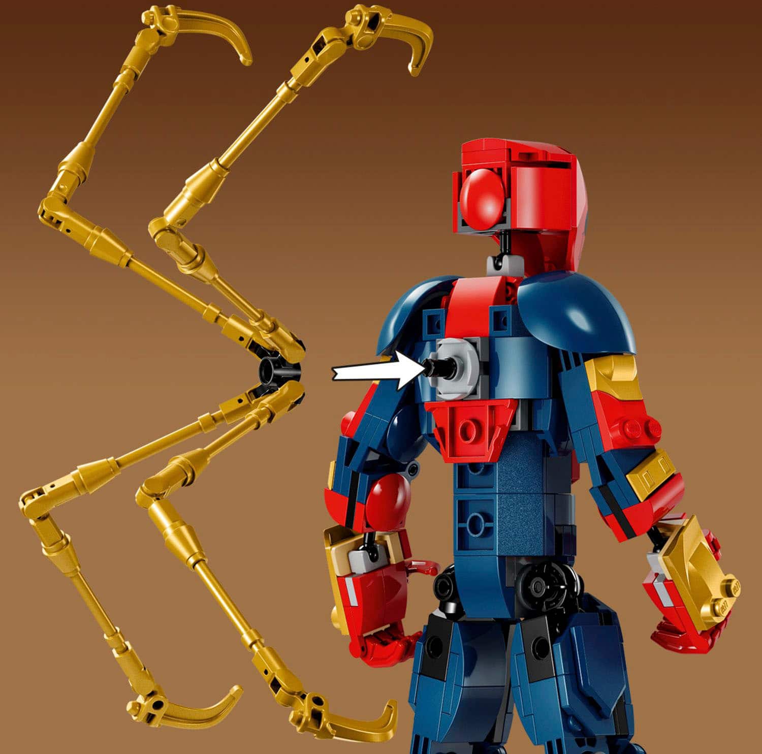 Alt View 11. LEGO - Marvel Iron Spider-Man Construction Figure Marvel Toy 76298.