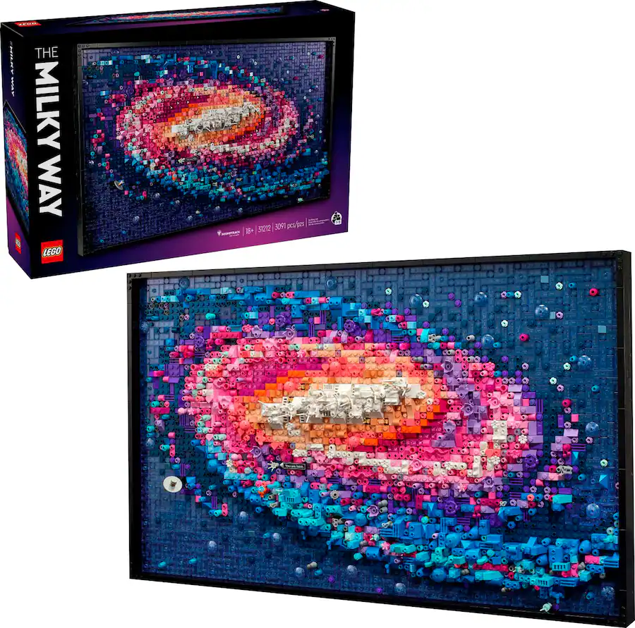 LEGO Art The Milky Way Galaxy Wall Art Décor Set 31212 6471334