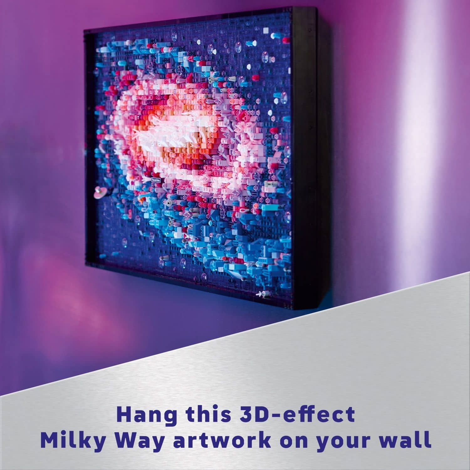Hang this 3D-effect Milky Way artwork on your wall.