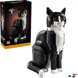 LEGO - Ideas Tuxedo Cat Gift Idea for Animal-Lovers and Home Décor 21349 - Front_Zoom