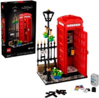 LEGO Ideas Red London Telephone Box Gift Idea for Travelers 21347 - Front_Zoom