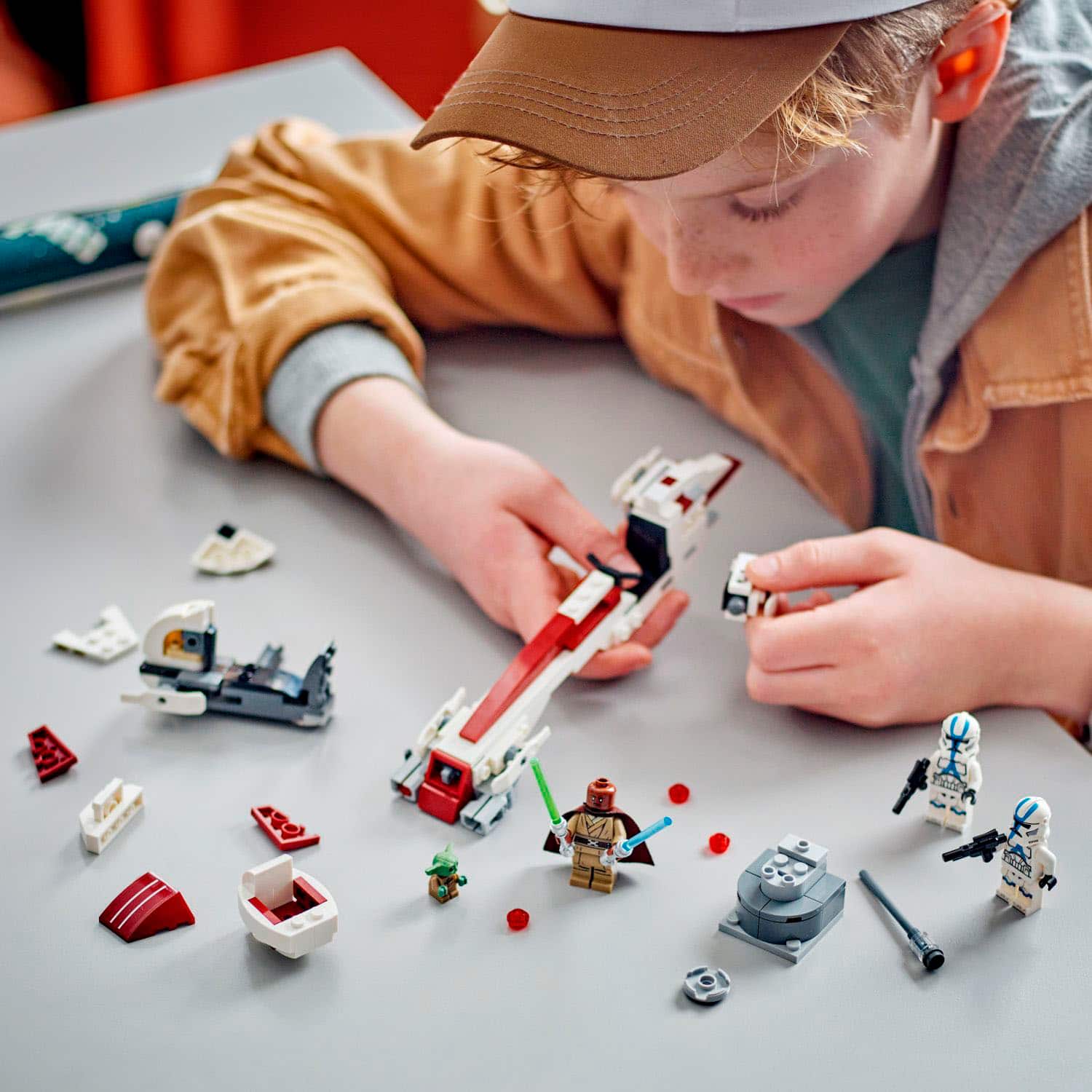 Alt View 12. LEGO - Star Wars BARC Speeder Escape Mandalorian Toy 75378.