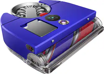 Front. Dyson - Dyson 360 Vis Nav Robot Vacuum - Blue/Nickel.