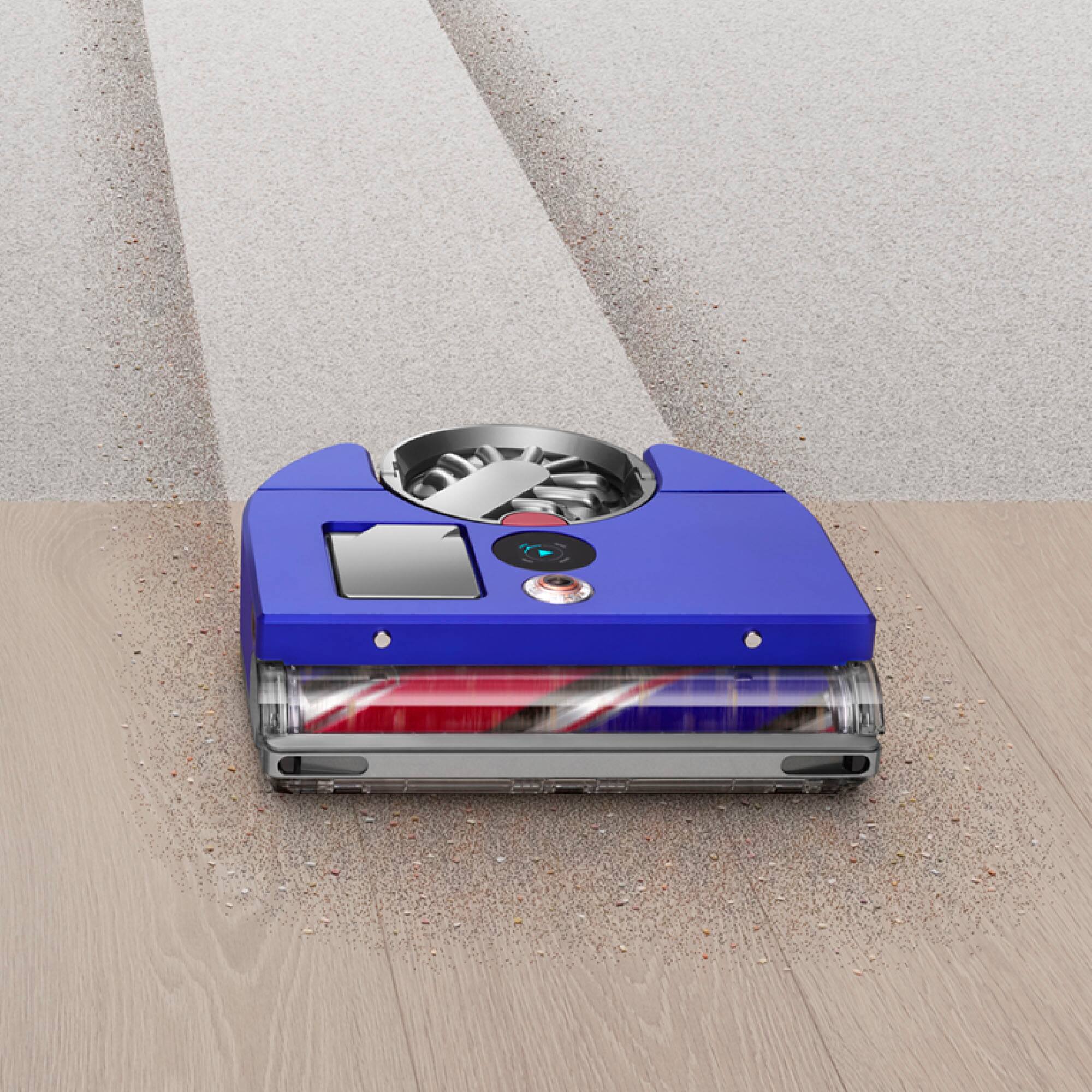 Alt View 19. Dyson - Dyson 360 Vis Nav Robot Vacuum - Blue/Nickel.