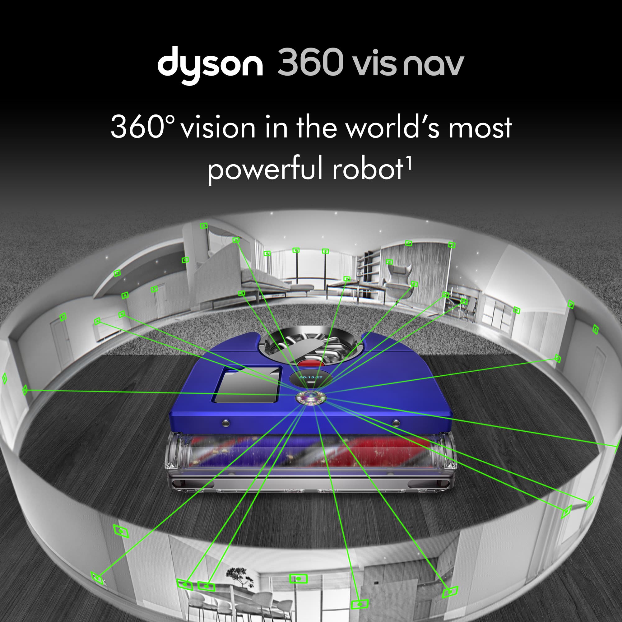 Dyson 360 Vis Nav: 360 Vision in the World's Most Powerful Robot.