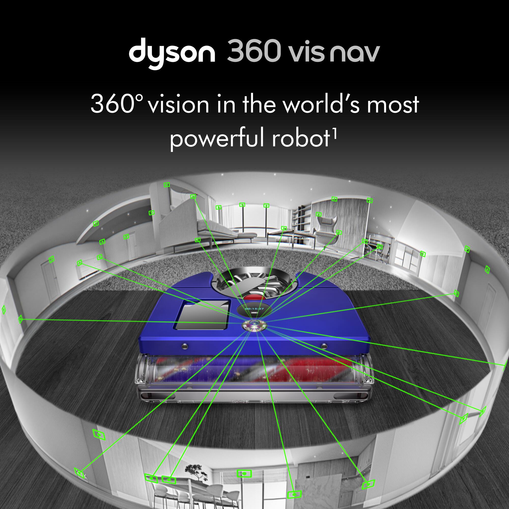 Dyson 360 Vis Nav: 360 Vision in the World's Most Powerful Robot.
