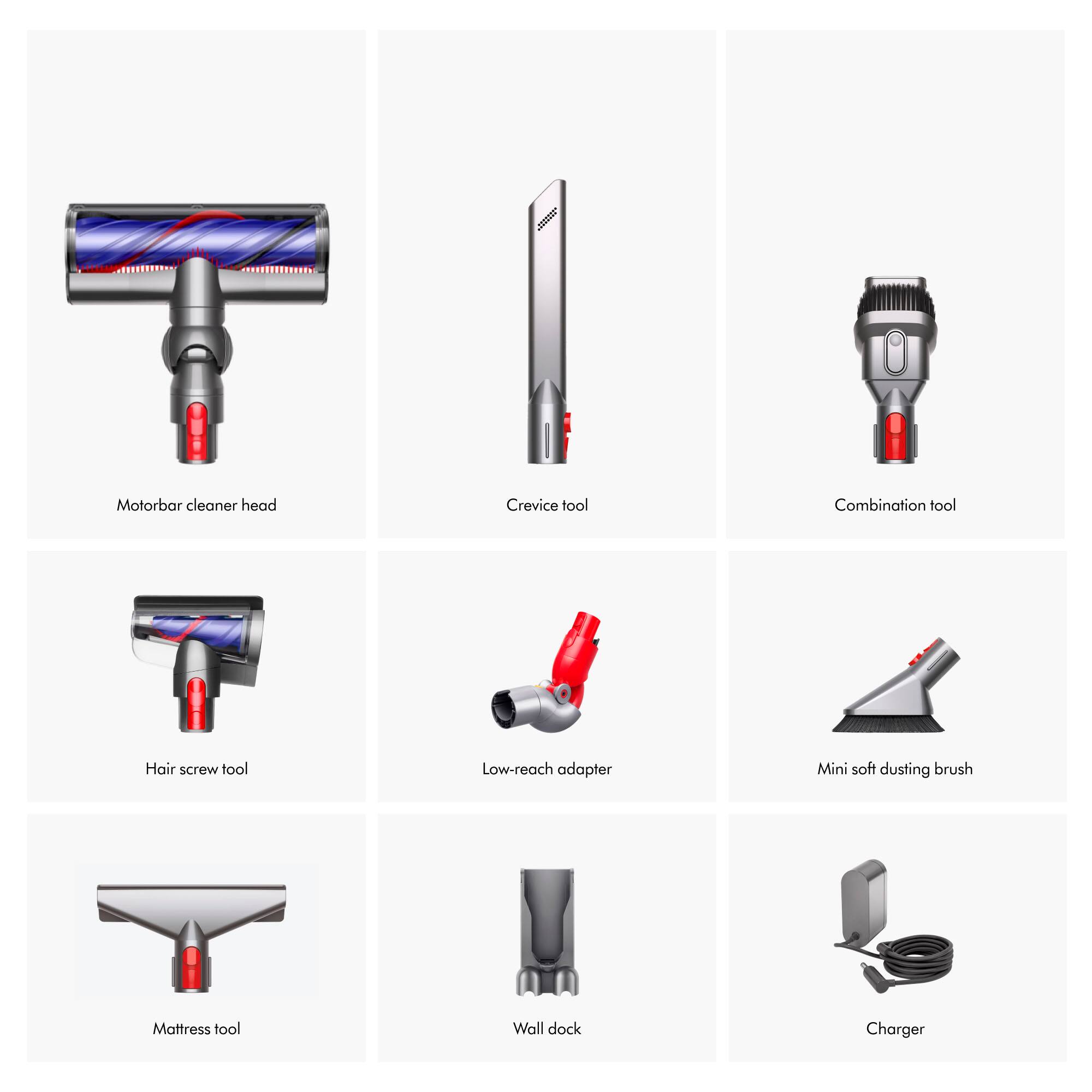 Alt View 19. Dyson - Dyson V11 Plus Cordless Vacuum - Nickel/Purple.