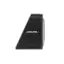 Left. Alpine - PrismaLink S2-Series 8" Single Voice Coil 2 ohm Preloaded Subwoofer Wedge Enclosure - Black.