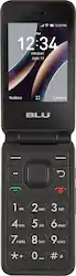 Tracfone - BLU Flex 8GB Prepaid - Black - Front_Zoom