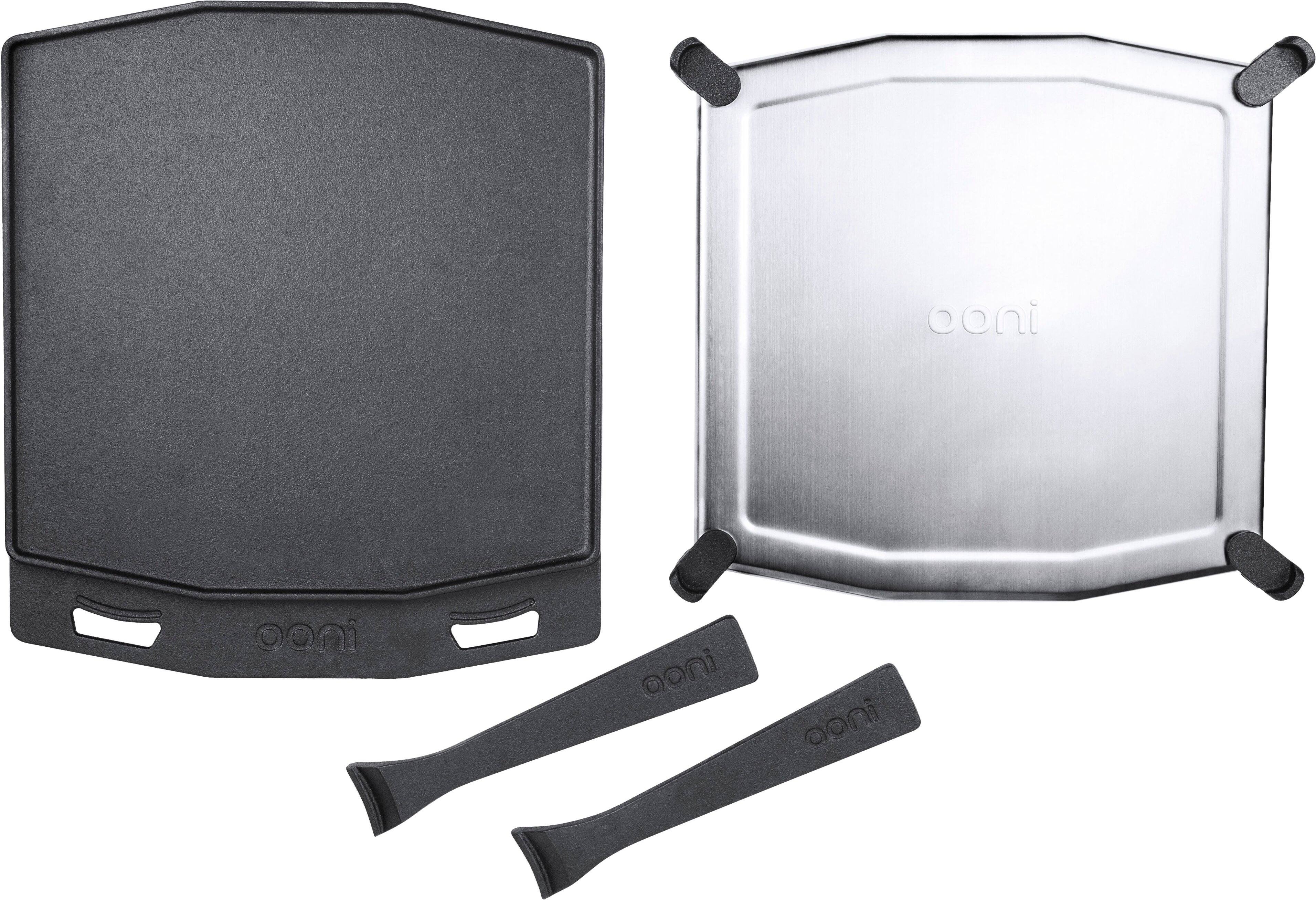 Alt View 15. Ooni - Dual-sided Grizzler Plate - black.