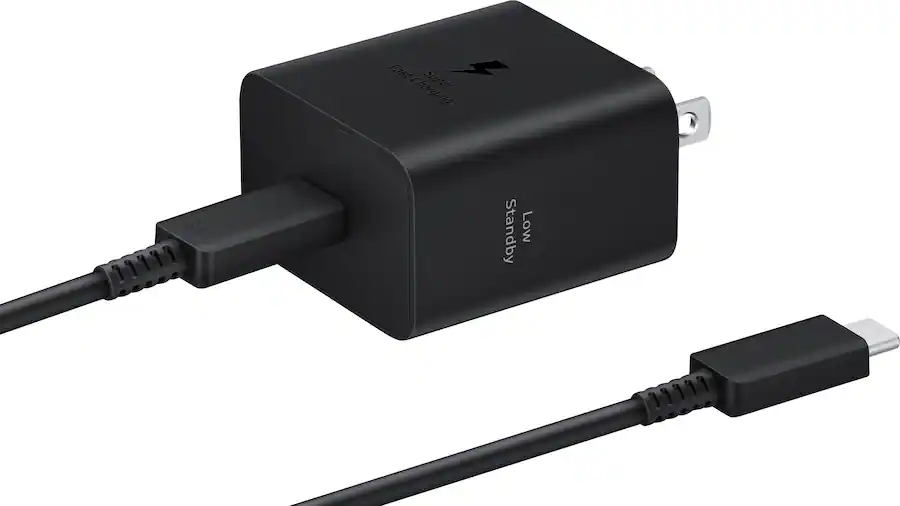 6577 Samsung 45W Power Adapter Black - Best Buy