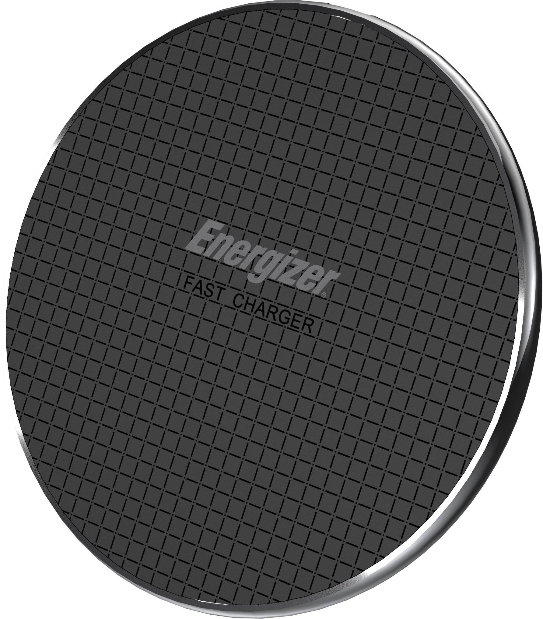 Alt View 13. Energizer - Max 15W Qi Certified Universal Wireless Charging Pad - USB-C Cable Included (AC Adapter not included) - Black.