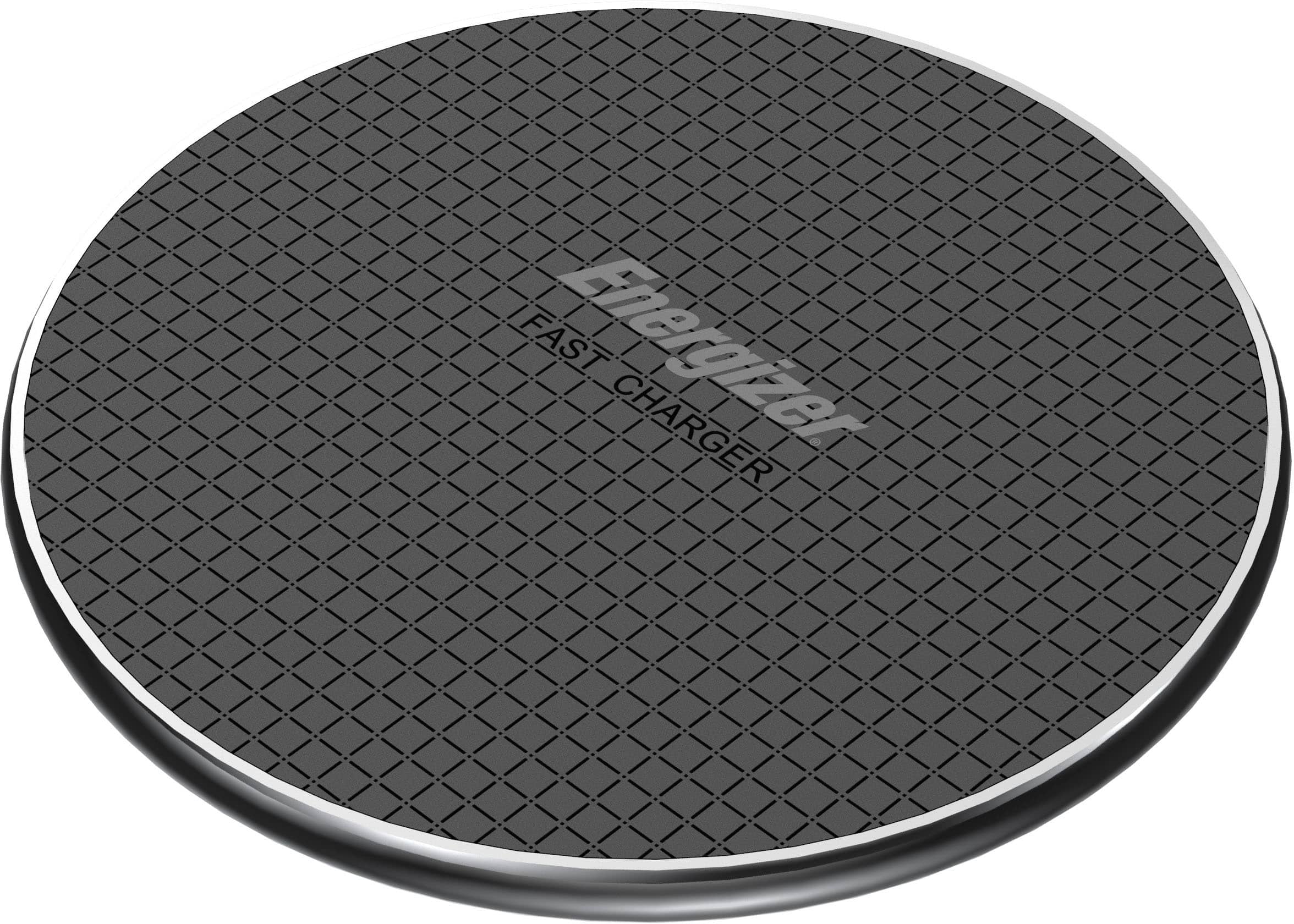 Alt View 11. Energizer - Max 15W Qi Certified Universal Wireless Charging Pad - USB-C Cable Included (AC Adapter not included) - Black.
