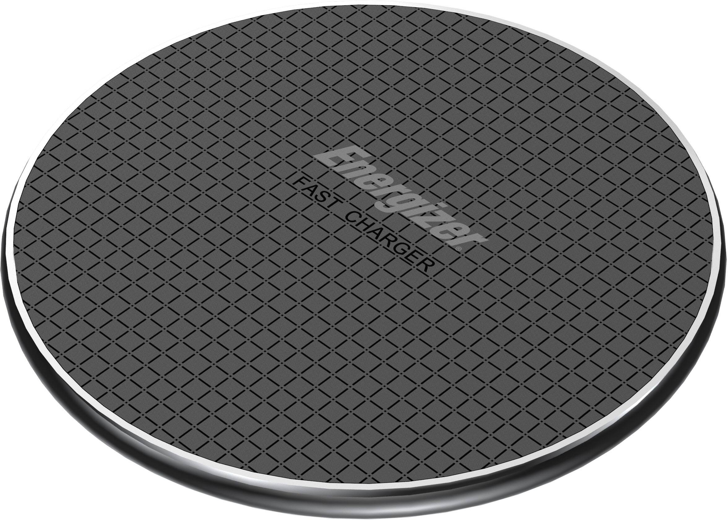 Alt View 11. Energizer - Max 15W Qi Certified Universal Wireless Charging Pad - USB-C Cable Included (AC Adapter not included) - Black.