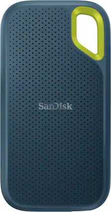 Front. SanDisk - Extreme Portable 1TB External USB-C NVMe SSD - Monterey.