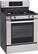 Angle. LG - 30" Self-Cleaning Freestanding Gas Range - Stainless steel.