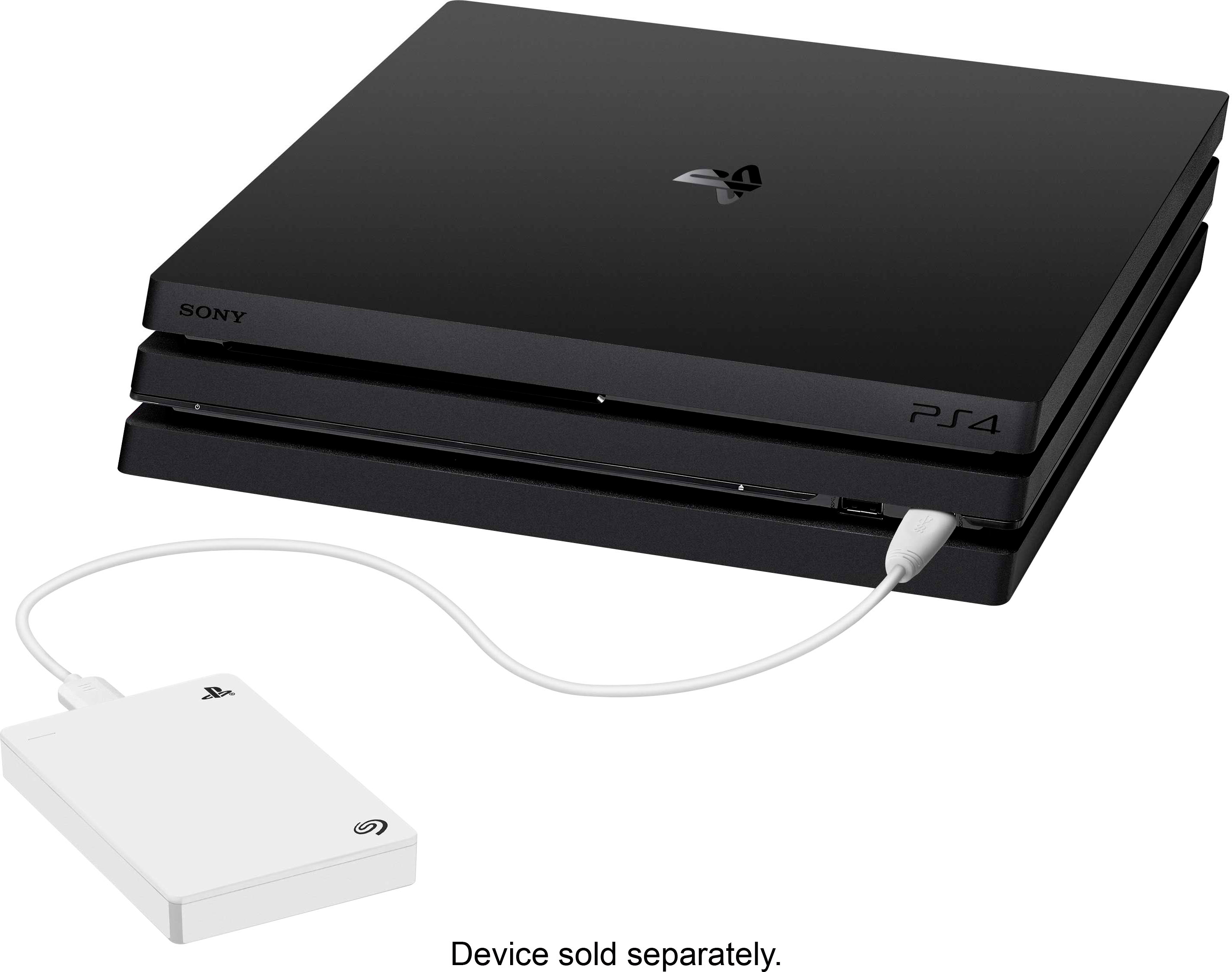 Seagate Unidad de juego para consolas Playstation Disco duro externo de 4  TB - USB 3.2 Gen 1, con licencia oficial (STLL4000100)