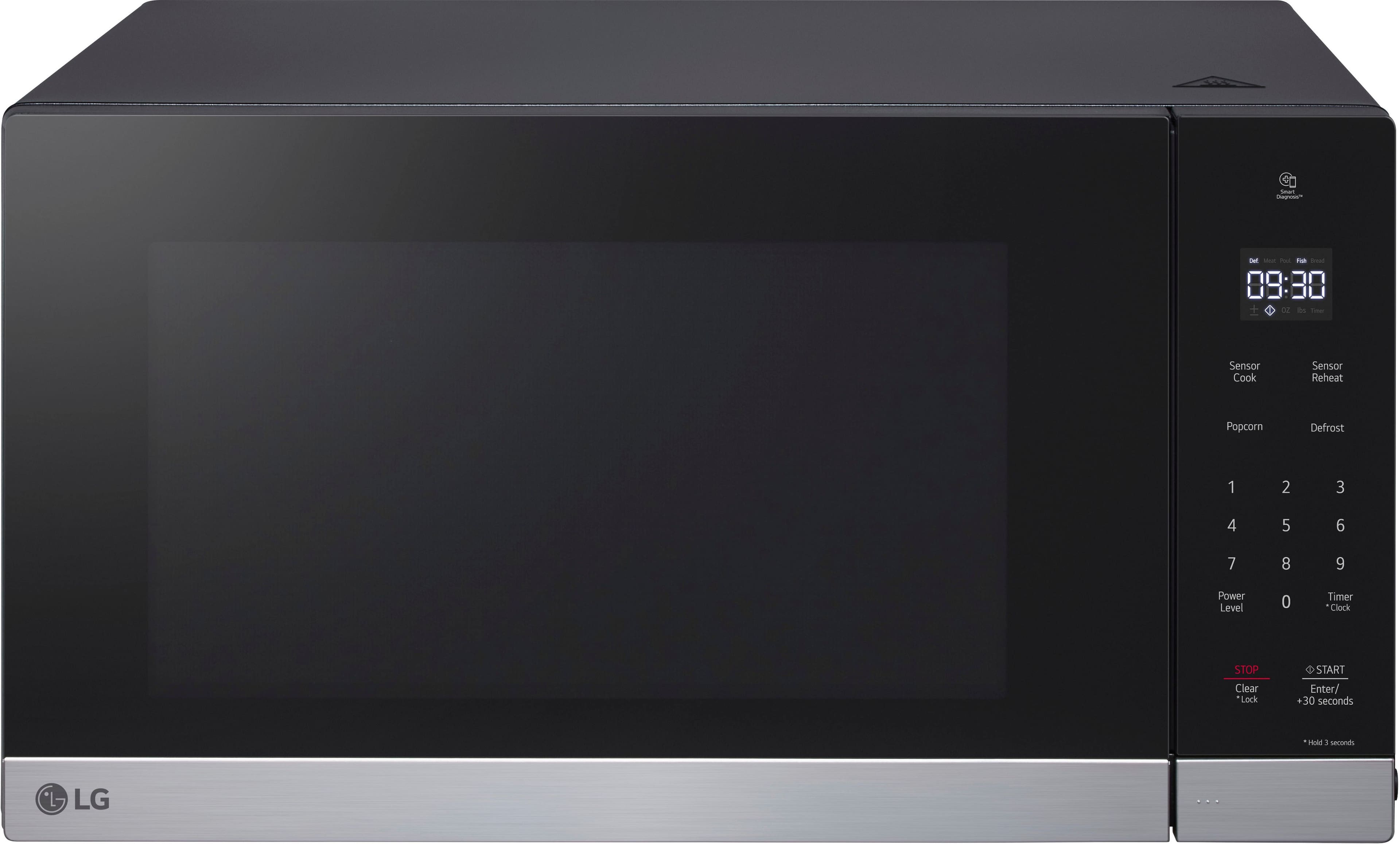 Alt View 12. LG - 2.0 Cu. Ft. Countertop Microwave with Sensor Cooking and Smart Inverter - Stainless Steel.