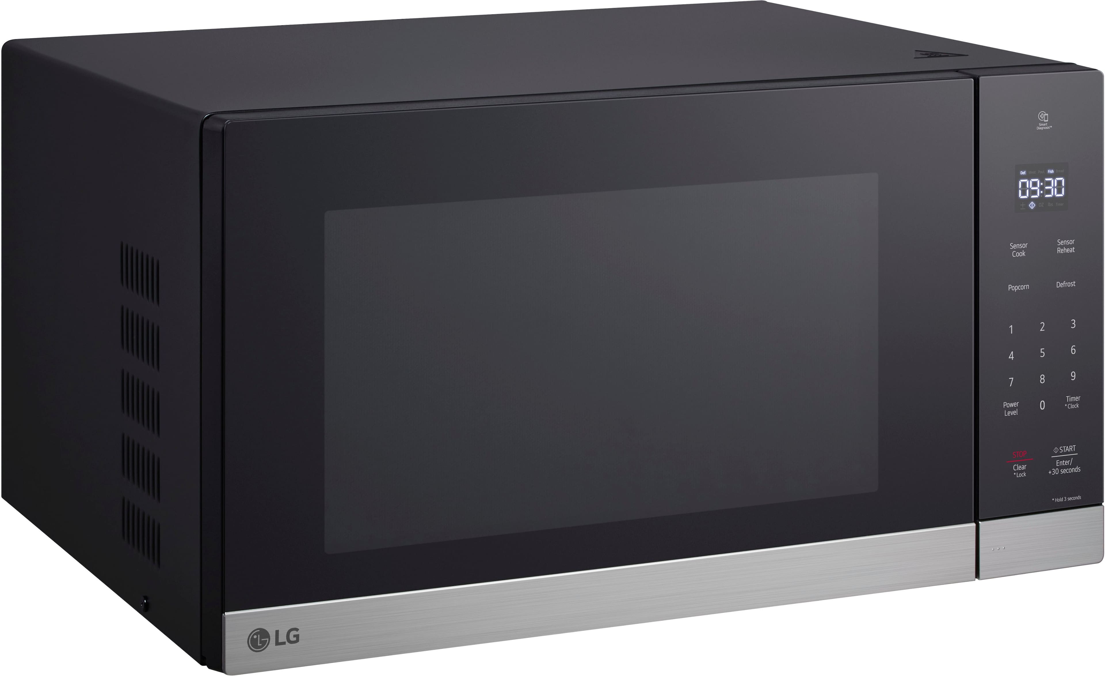 Alt View 15. LG - 2.0 Cu. Ft. Countertop Microwave with Sensor Cooking and Smart Inverter - Stainless Steel.