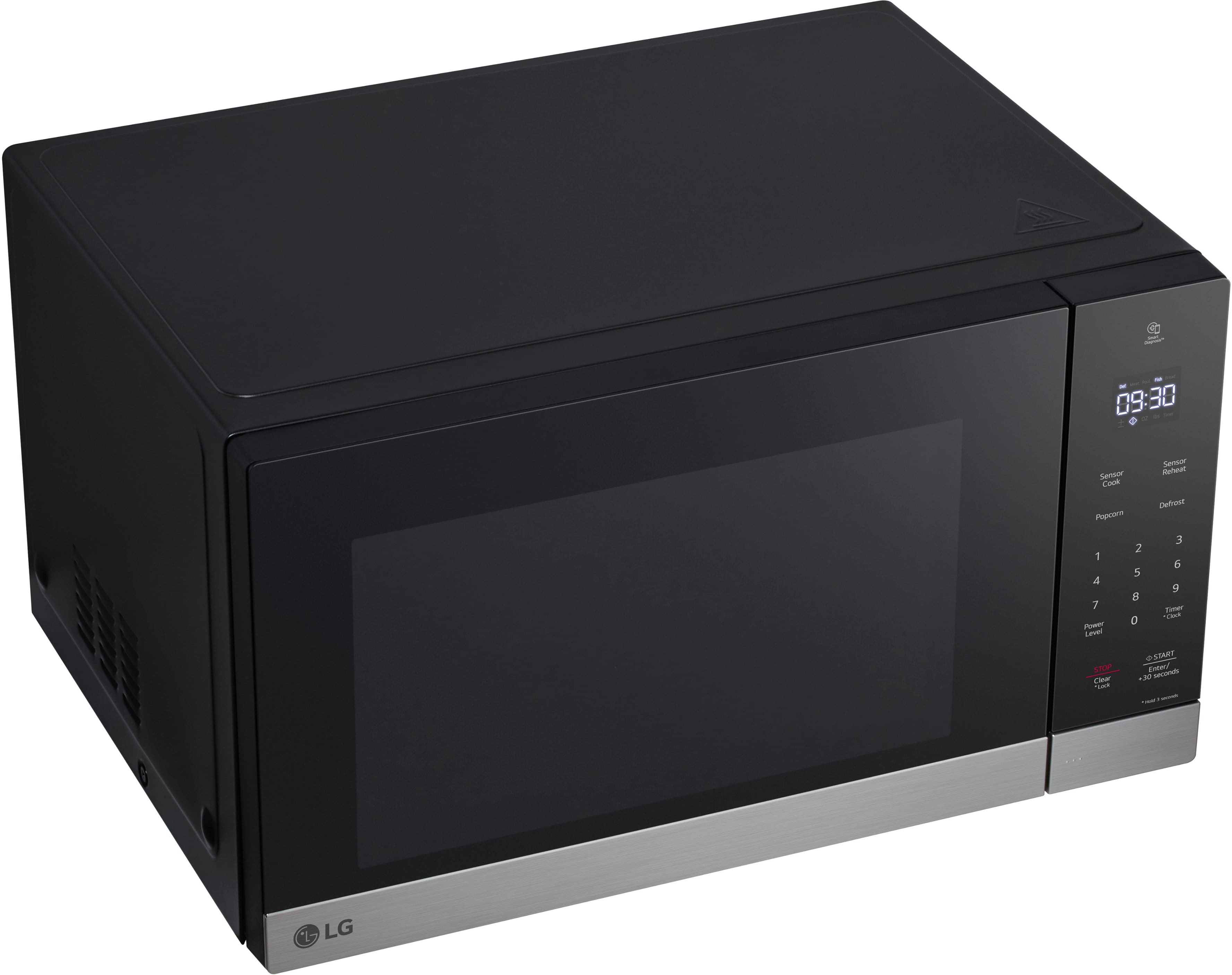 Alt View 16. LG - 2.0 Cu. Ft. Countertop Microwave with Sensor Cooking and Smart Inverter - Stainless Steel.