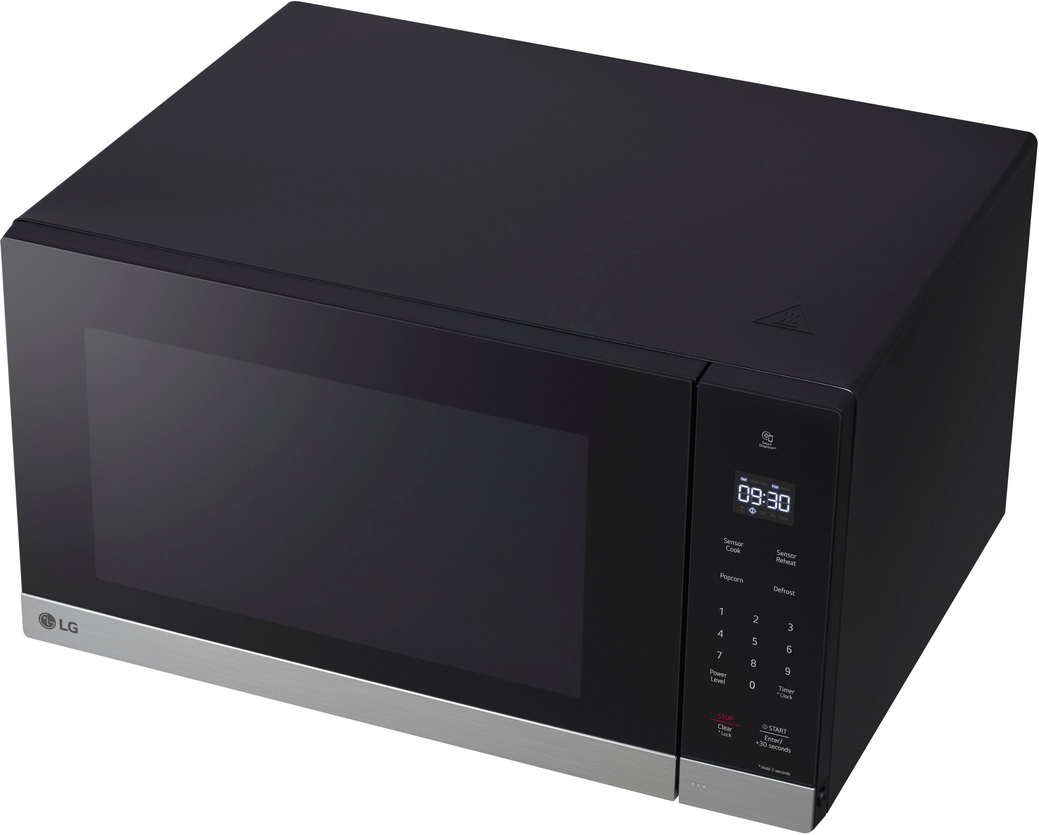 Alt View 20. LG - 2.0 Cu. Ft. Countertop Microwave with Sensor Cooking and Smart Inverter - Stainless Steel.