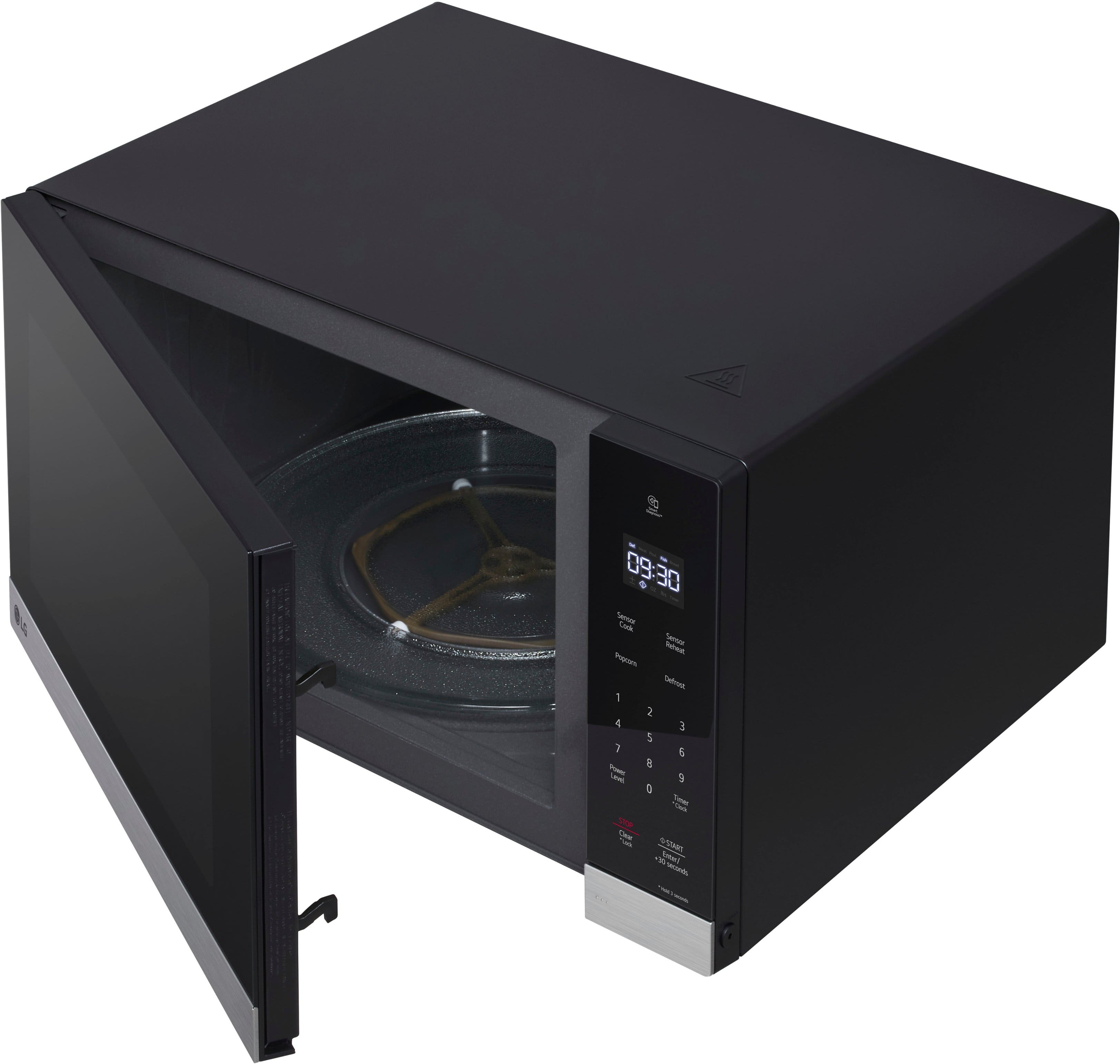 Alt View 21. LG - 2.0 Cu. Ft. Countertop Microwave with Sensor Cooking and Smart Inverter - Stainless Steel.