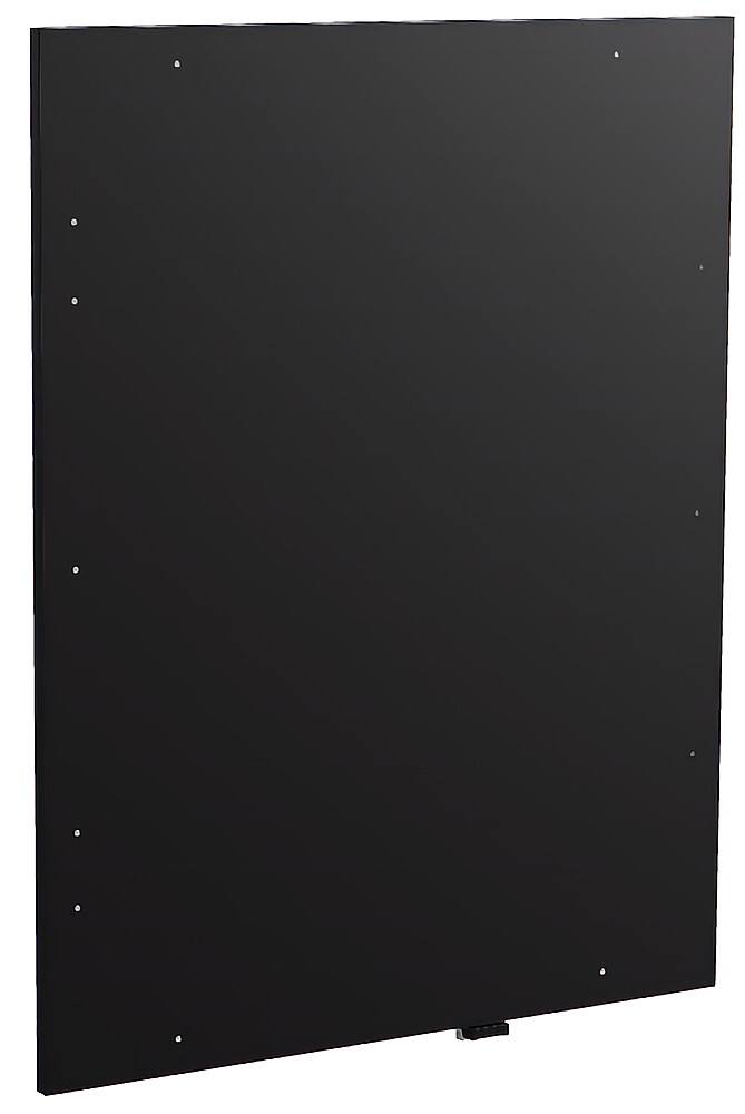 Front. Zephyr - Solid Panel Ready Door - Black.