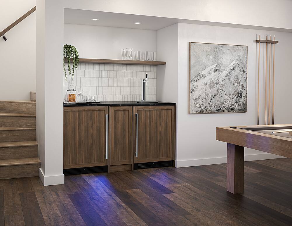 Alt View 11. Zephyr - Solid Panel Ready Door - Black.