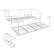 Front. FlexiSpot - Fleximounts 3 x 8 Foot Overhead Garage Rack 2 Pack with 4 Hooks - White.