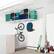 Alt View 14. FlexiSpot - Fleximounts 3 x 8 Foot Overhead Garage Rack 2 Pack with 4 Hooks - White.