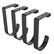 Left. FlexiSpot - Fleximounts 4 x 8 Foot Overhead Garage Rack 2 Pack with 4 Hooks - Black.