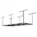 Angle. FlexiSpot - Fleximounts 3 x 8 Foot Overhead Garage Rack 2 Pack with 4 Hooks - Black.