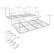 Front. FlexiSpot - Fleximounts 4 x 8 Foot Overhead Garage Rack 2 Pack with 4 Hooks - White.