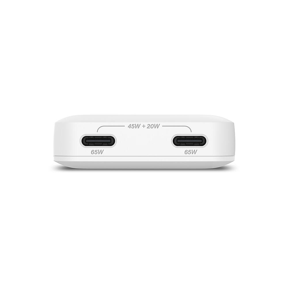 Alt View 12. Nimble - WALLY Ultra 65W Dual USB-C Wall Charger - White.