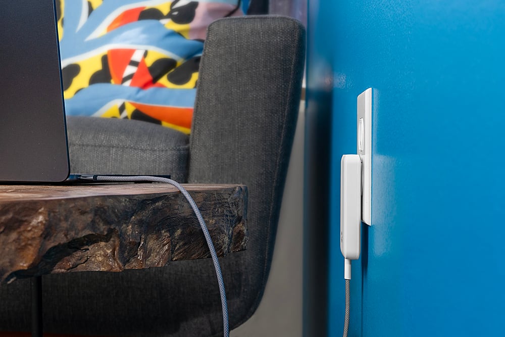 Alt View 14. Nimble - WALLY Ultra 65W Dual USB-C Wall Charger - White.