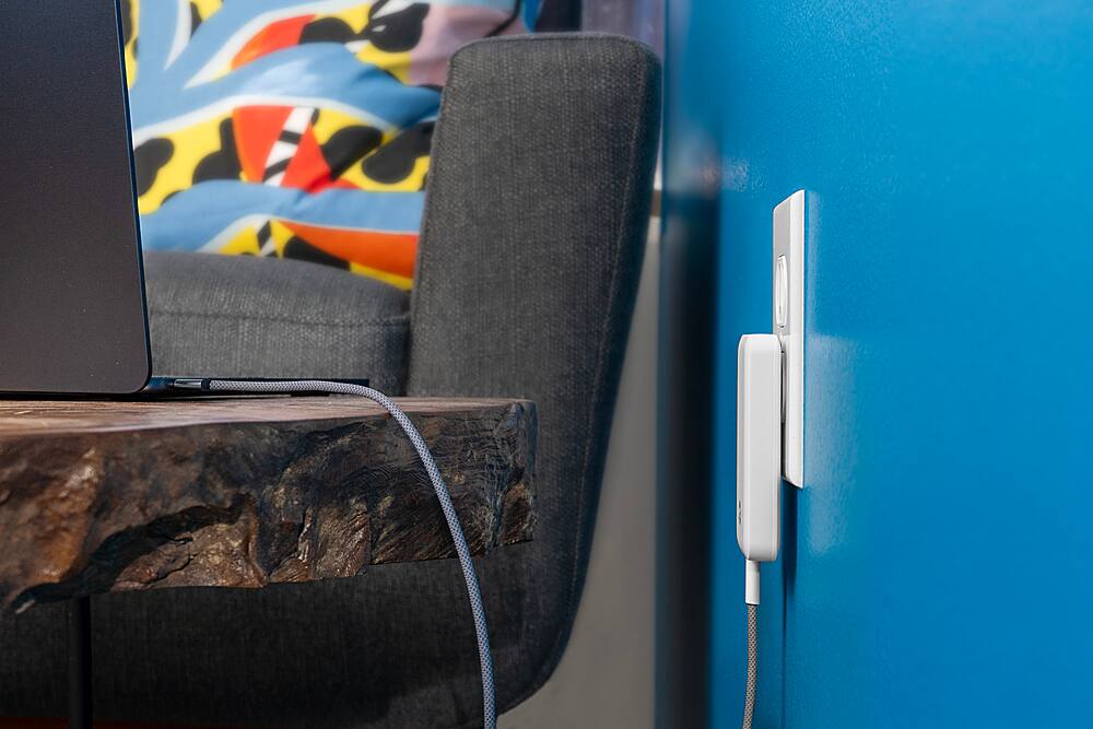 Alt View 14. Nimble - WALLY Ultra 65W Dual USB-C Wall Charger - White.