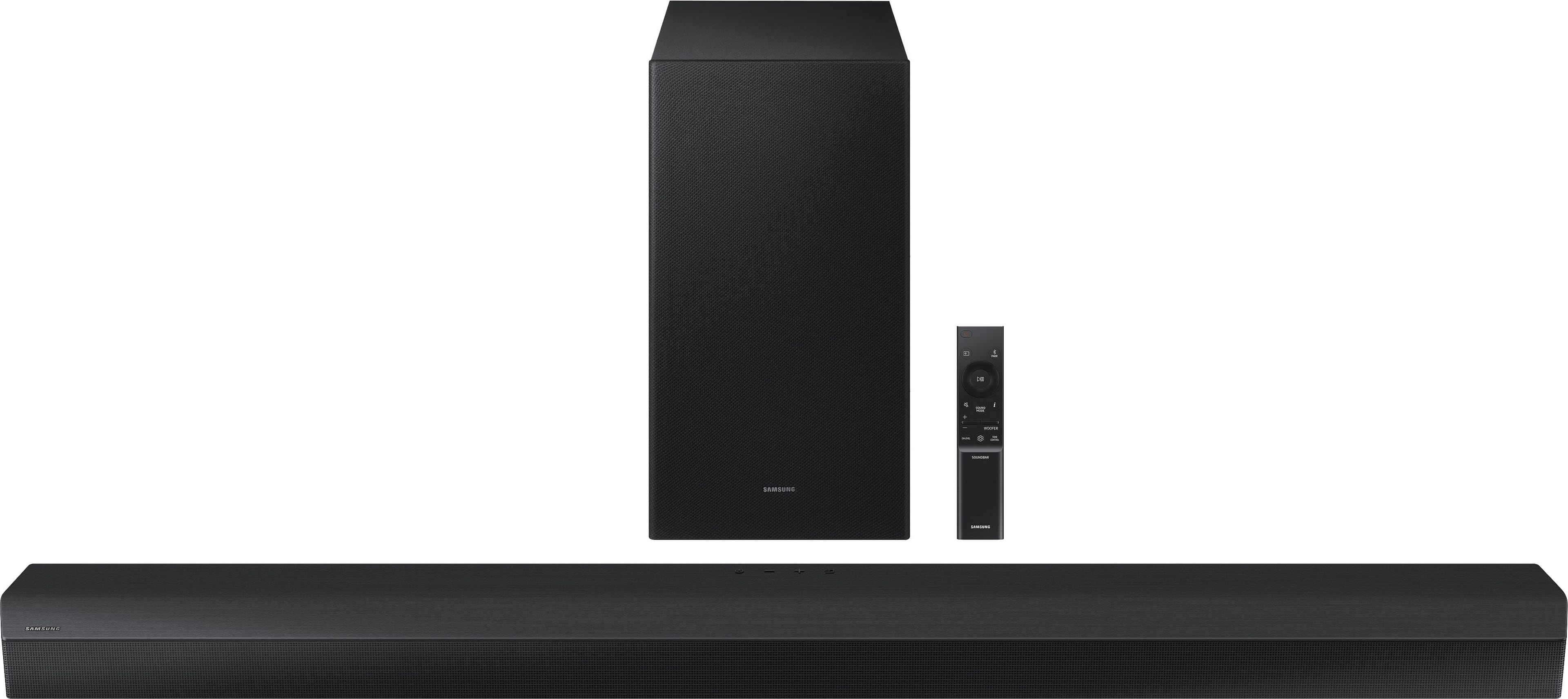 Front. Samsung - HW-B750D 5.1 Channel B-Series Soundbar with Wireless Subwoofer, DTS Virtual:X and Bass Boost - Black.
