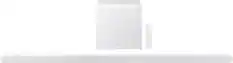 Front. Samsung - HW-S801D 3.1.2 Channel Q-Series Ultra Slim Soundbar with Wireless Subwoofer, Dolby Atmos and Q-Symphony - White.