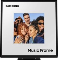 Samsung - HW-LS60D Music Frame Smart Speaker/Picture Frame, Dolby Atmos - Black - Front_Zoom