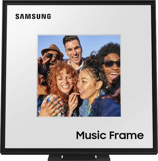 Samsung - HW-LS60D Music Frame Smart Speaker/Picture Frame, Dolby Atmos - Black