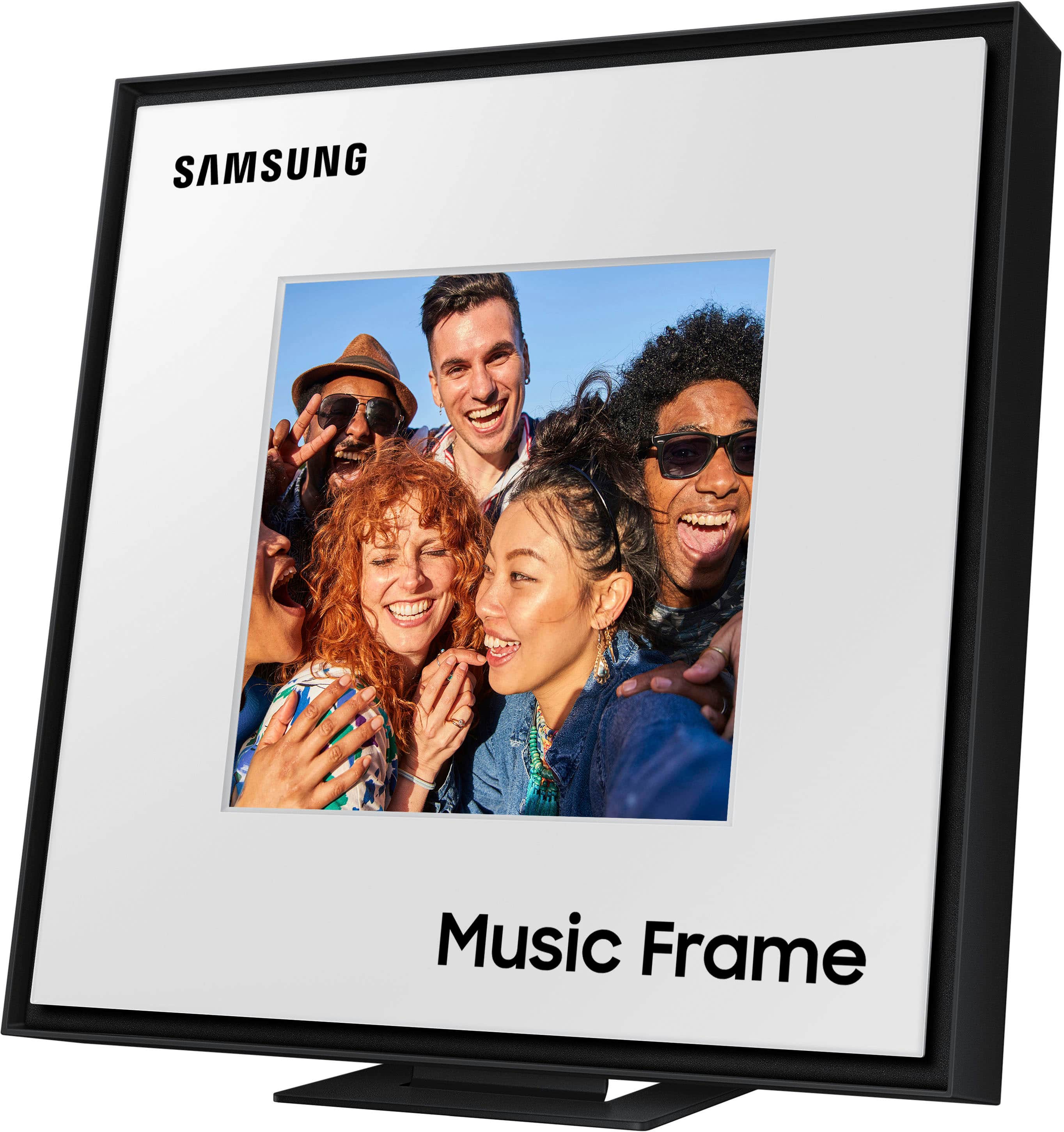 Alt View 19. Samsung - HW-LS60D Music Frame Smart Speaker/Picture Frame, Dolby Atmos - Black.