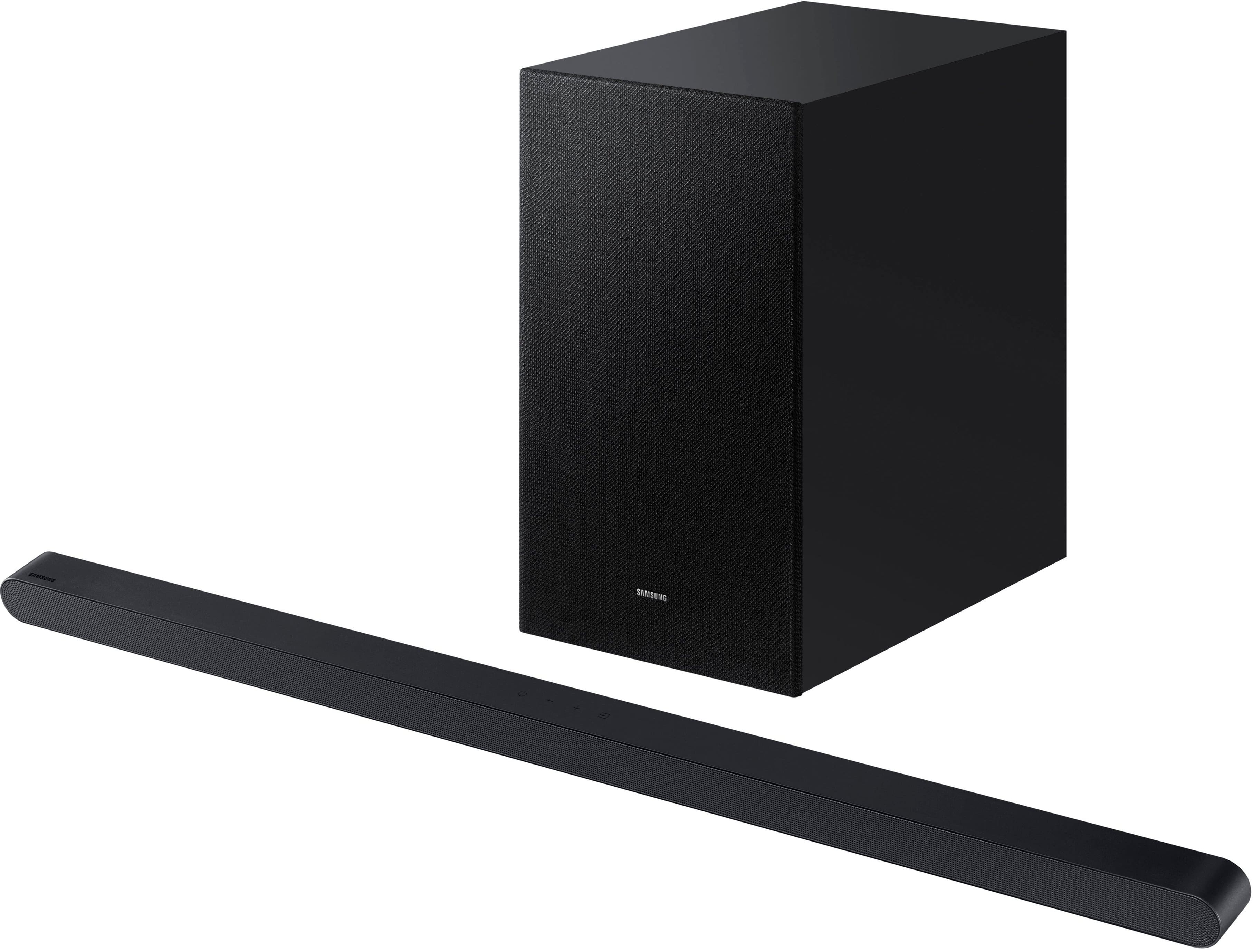 Alt View 12. Samsung - HW-S700D 3.1 Channel S-Series Soundbar with Wireless Subwoofer, Dolby Atmos and Q-Symphony - Titan Black.