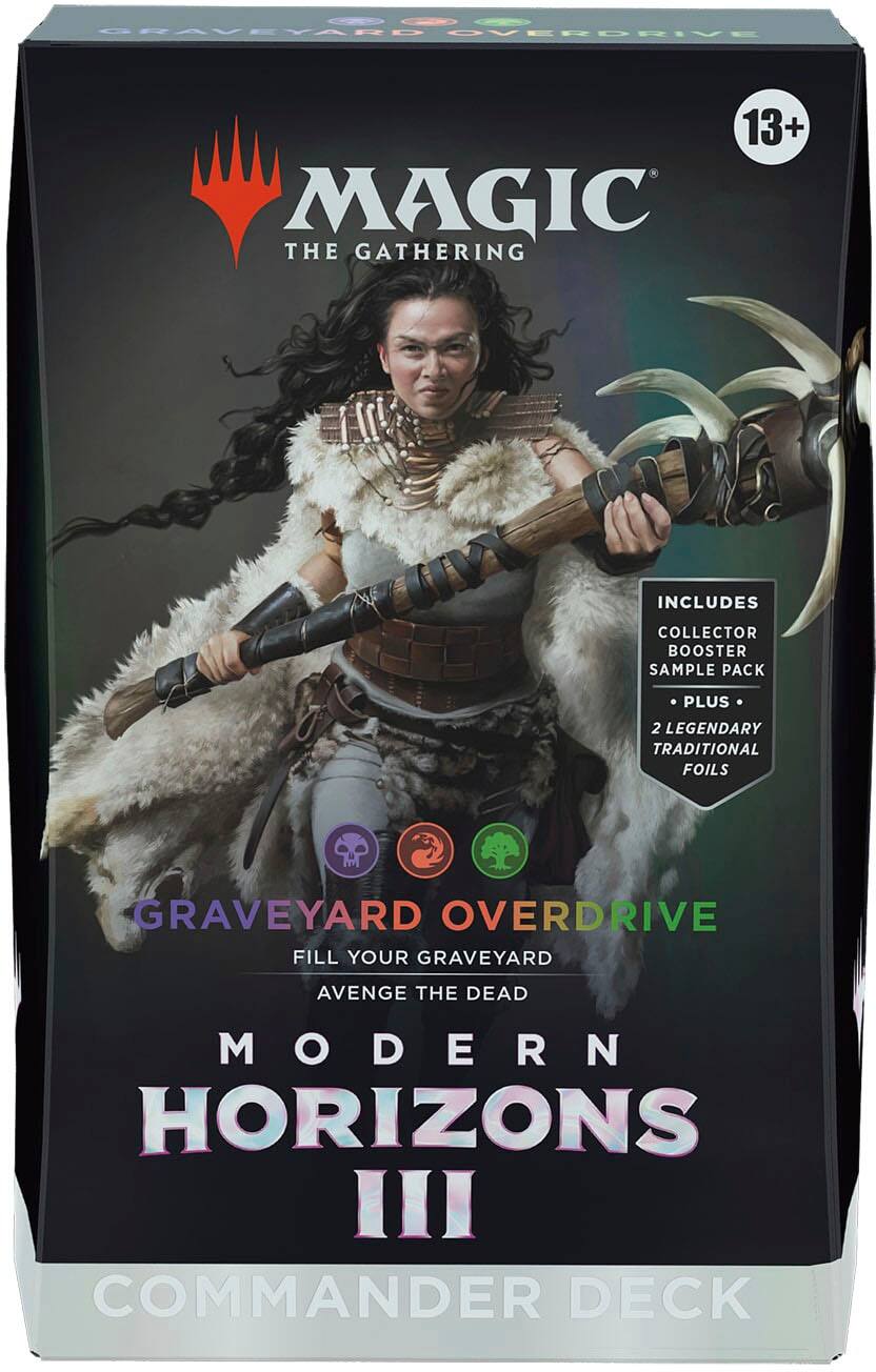 Angle. Wizards of The Coast - Magic: The Gathering Modern Horizons 3 Commander Deck - Graveyard Overdrive.