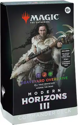 Front. Wizards of The Coast - Magic: The Gathering Modern Horizons 3 Commander Deck - Graveyard Overdrive.