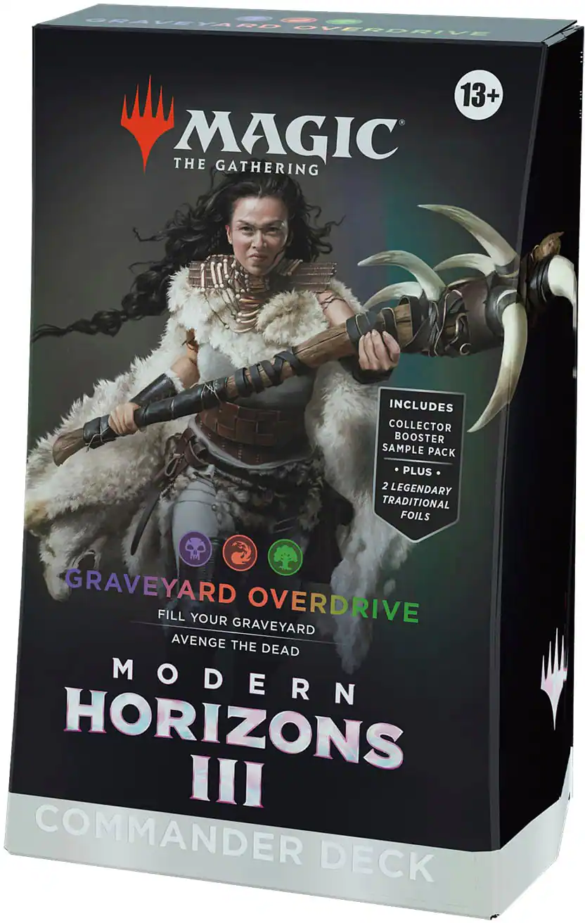 Left. Wizards of The Coast - Magic: The Gathering Modern Horizons 3 Commander Deck - Graveyard Overdrive.